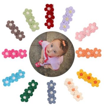 Baby Hair Clips -12Pcs Tiny Hair Barrettes for Baby…