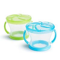 Munchkin Snack Catcher Toddler Snack Cups, No Spill, 2…
