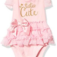 Gerber Baby Girls’ Bodysuit Skirt, Tutu Cute, 0-3 Months