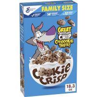 Cookie Crisp Breakfast Cereal, Chocolate Chip Cookie Taste, Made…
