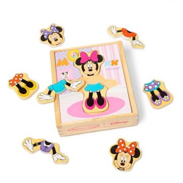 Melissa & Doug Disney Minnie Mouse Dress-Up Puzzle, 18…