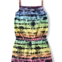 The Children’s Place,Baby-Girls,and Toddler Casual Sleeveless Shorts Romper,Black Multicolor,6…