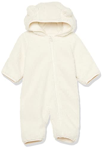 Amazon Essentials Unisex Babies’ Sherpa Fleece Bunting Suit, Ivory,…