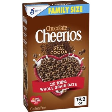 Chocolate Cheerios, Heart Healthy Gluten Free Breakfast Cereal, Made…