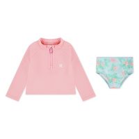 Hurley Baby and Toddler Long Sleeve Rash Guard Swim…