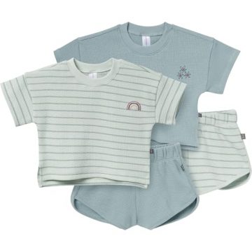 Modern Moments by Gerber Baby Girls’ 4-Piece Set (2…