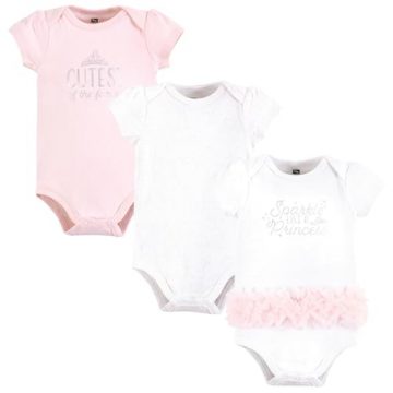 Hudson Baby Infant Girl Cotton Bodysuits, Sparkle Princess Tutu,…