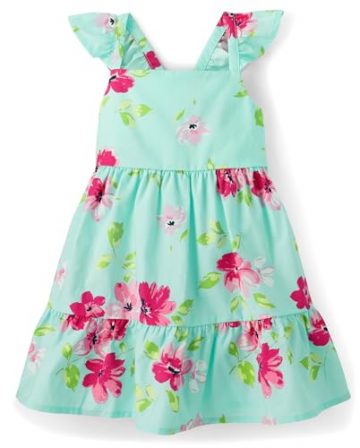 The Children’s Place,Baby-Girls,and Toddler Casual Sleeveless Tiered Dresses,Mint Tea…