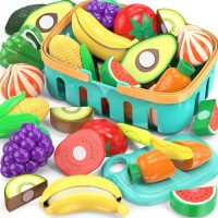 Cutting Play Food Toys For Kids, Pretend Play Kitchen…