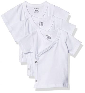 Gerber baby girls 3-pack Short-sleeve Side-snap Shirt infant and…