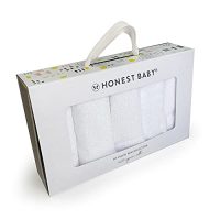 HonestBaby 10-Pack Terry Wash Cloths in Gift Box 100%…