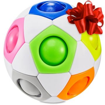 CUBIDI® Original Rainbow Puzzle Ball I Brain Teasers for…