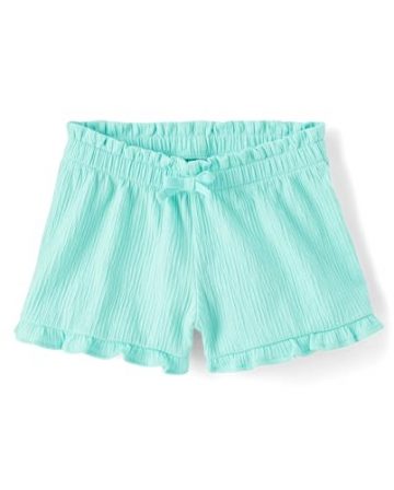 The Children’s Place,Baby-Girls,and Toddler Pull On Ruffle Hem Shorts,Mint…