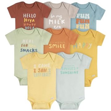 Onesies Brand unisex-baby 8-pack Short Sleeve Mix & Match…