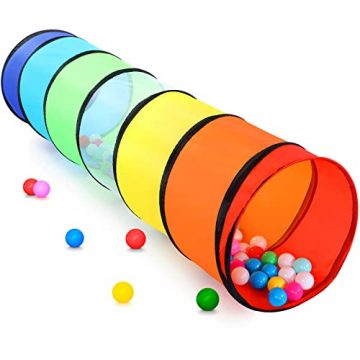 Kids Play Tunnel Tent for Toddlers, Colorful Pop Up…