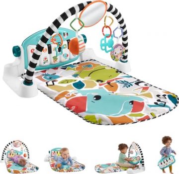 Fisher-Price Baby Playmat Glow and Grow Kick & Play…