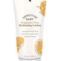 Babo Botanicals Sensitive Baby Fragrance-Free Daily Hydrating Baby Lotion-…